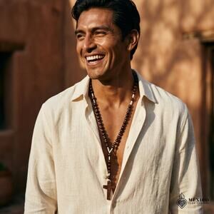 Rosary Mexican large wodden 26 inch